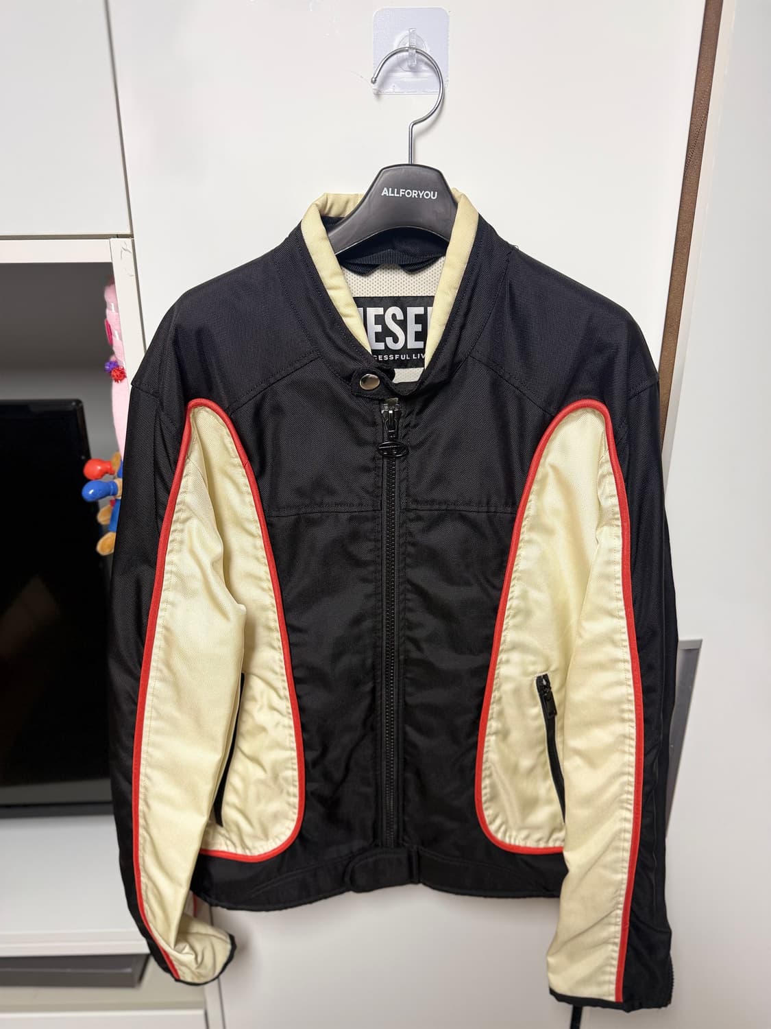 (L)디젤 나일론 바이커 자켓 팔아요-! 상품이미지1