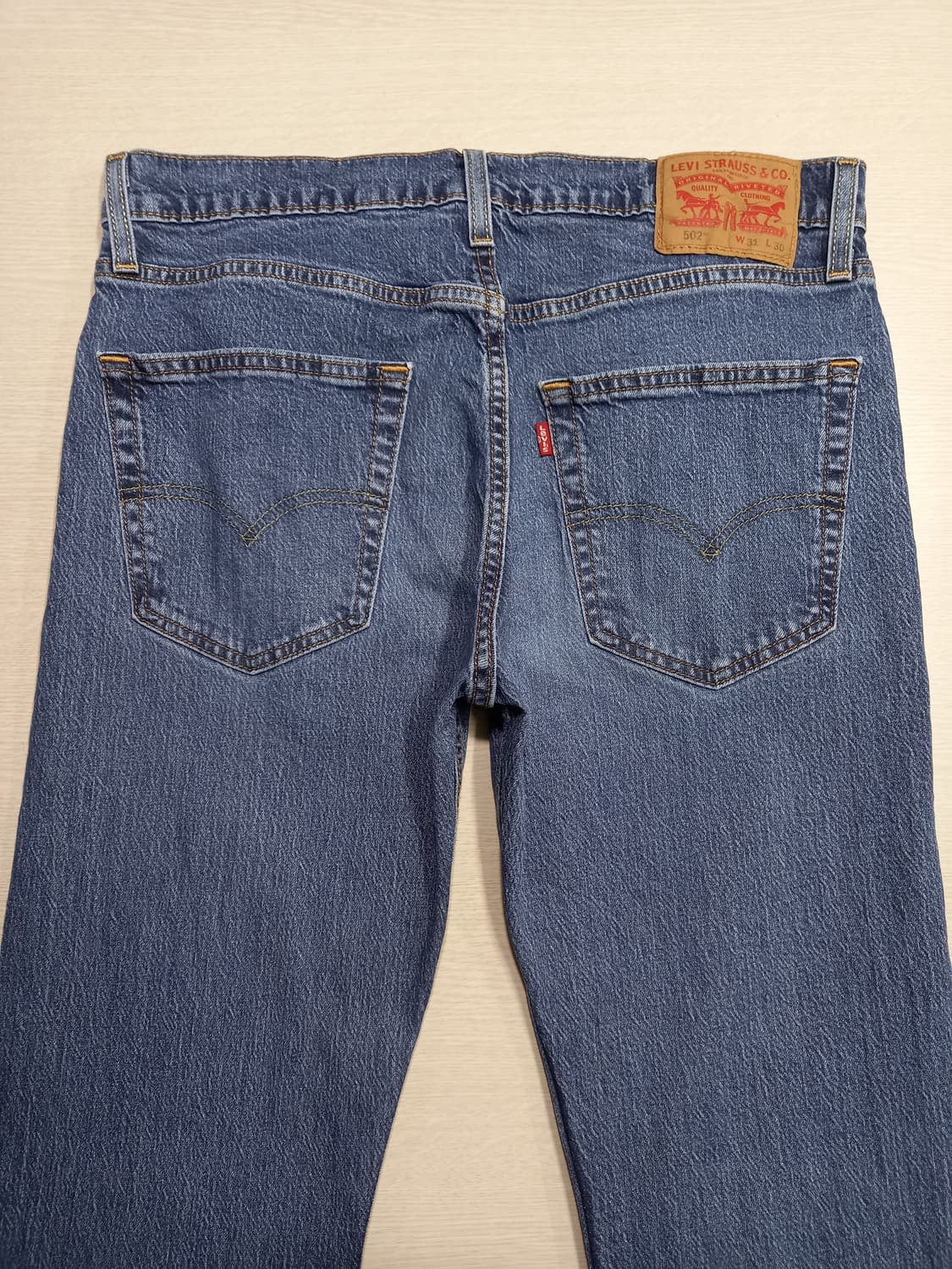 31 리바이스502 워싱 스판 슬림일자진 31-486 상품이미지4