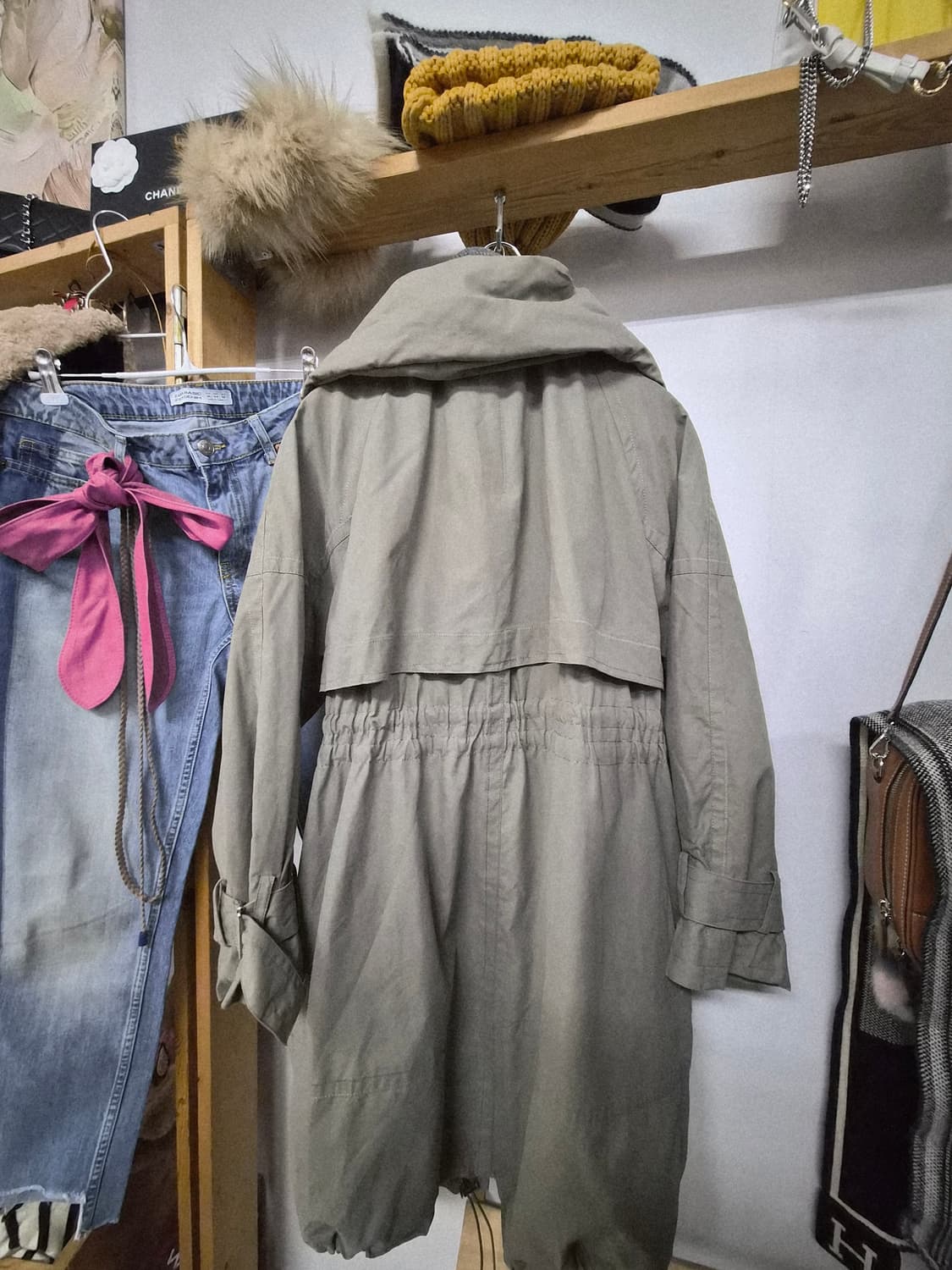 오브제 야상 트렌치 코트 상품이미지8