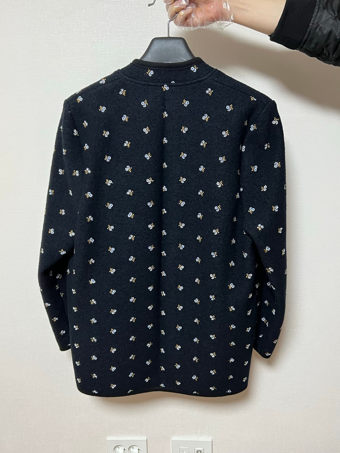 Rier 워커 자켓 플라워 블랙 walker jacket flowers 상품이미지3