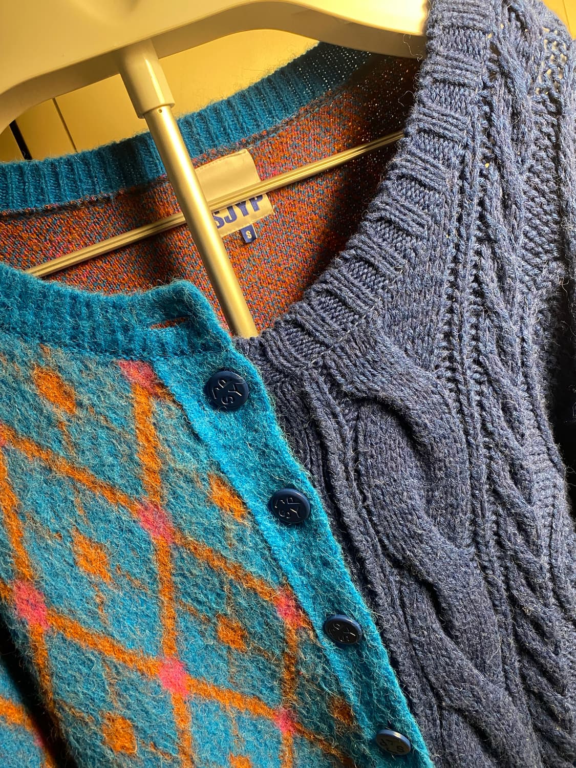 SJYP 언발란스 니트 가디건 S 상품이미지1