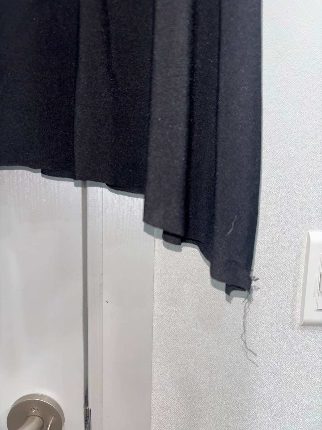 빈티지 로우라이즈 블랙 미디 스커트 상품이미지3