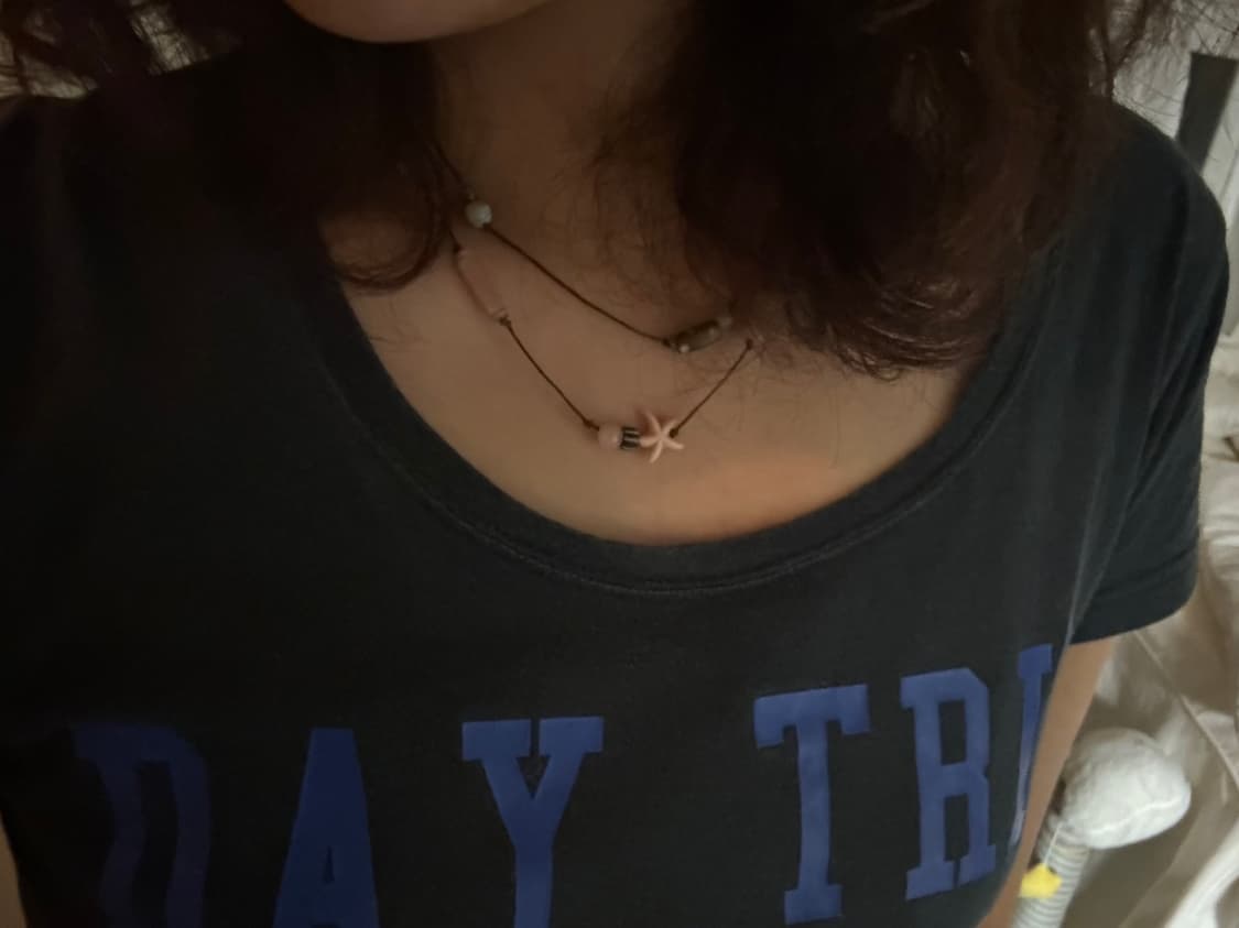 pink sunlight necklace 핑크 선라이트 목걸이 상품이미지2
