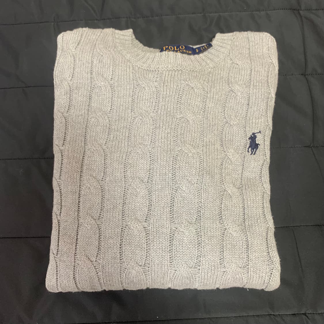 폴로 니트 그레이 남여공용 S 상품이미지1