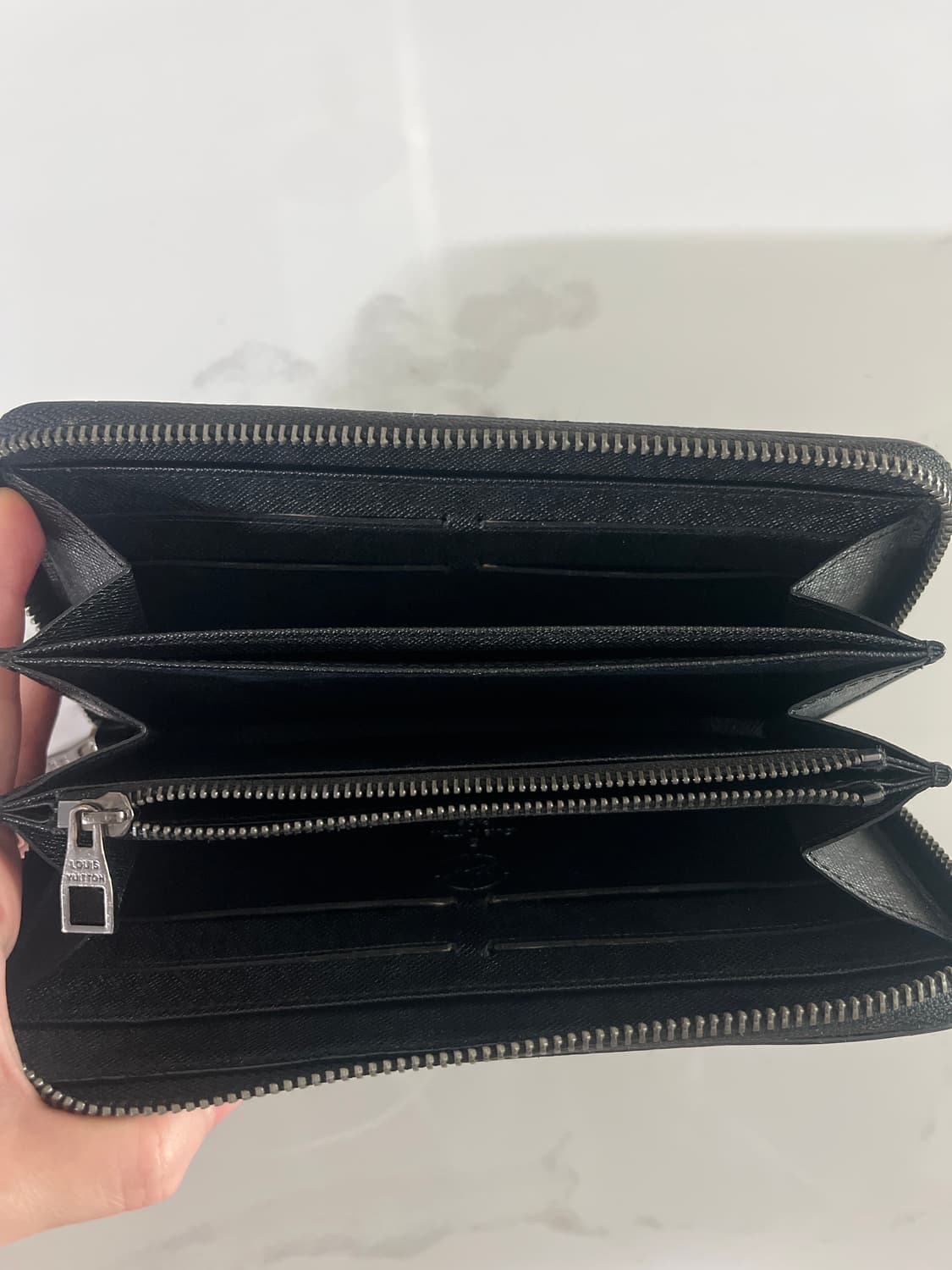 루이비통 오거나이저 모노그램 장지갑 블랙 상품이미지3