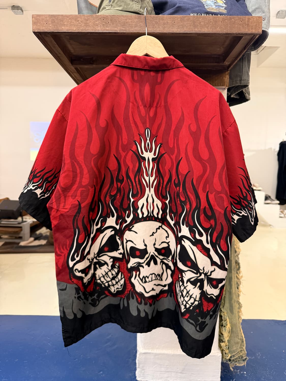 SnV 스티브앤베리 스컬헤드 반팔셔츠 상품이미지4