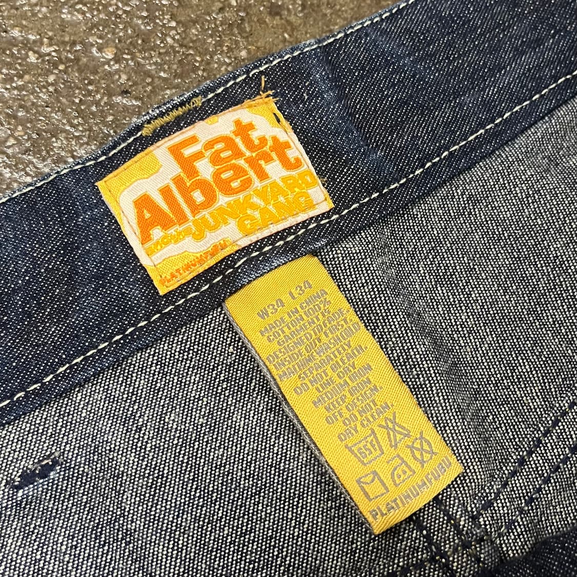 00s FUBU 팻 알버트 데님 팬츠 (35“) 상품이미지7