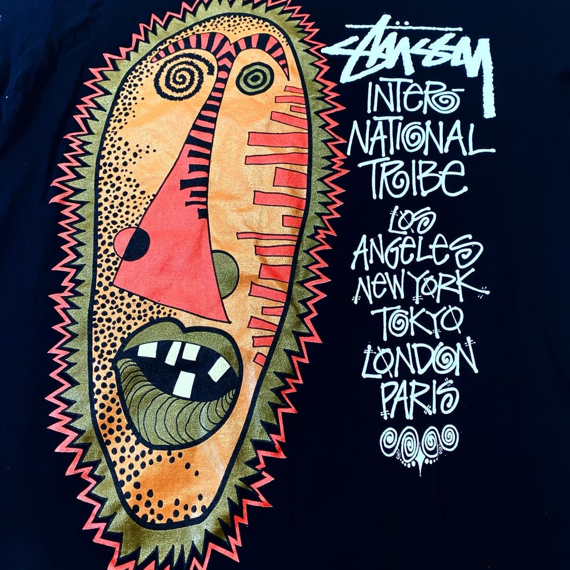 스투시 - 트라이벌 마스크 티셔츠 상품이미지2