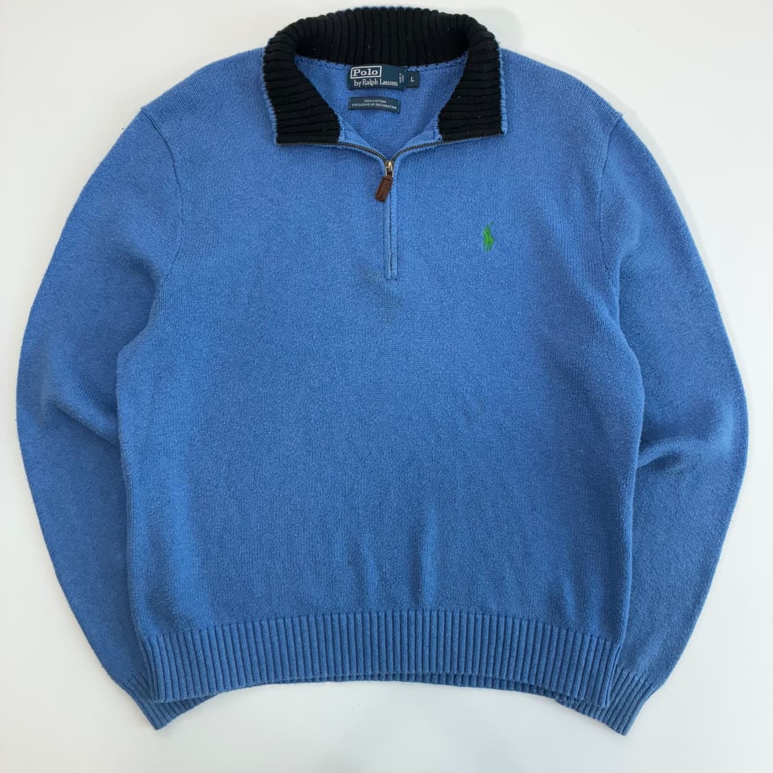 Polo 폴로 랄프로렌 소라 코튼 쿼터집업 니트 상품이미지1