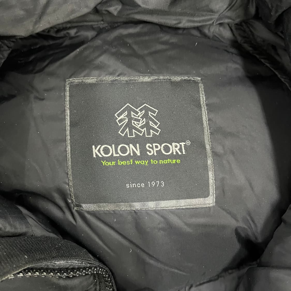 실측확인 코오롱스포츠 구스다운 패딩 0127M2 상품이미지2