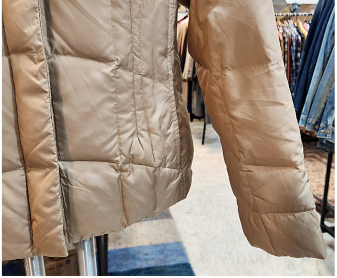 eddie bauer 에디 바우어 베이지 구스 다운 점퍼 상품이미지4