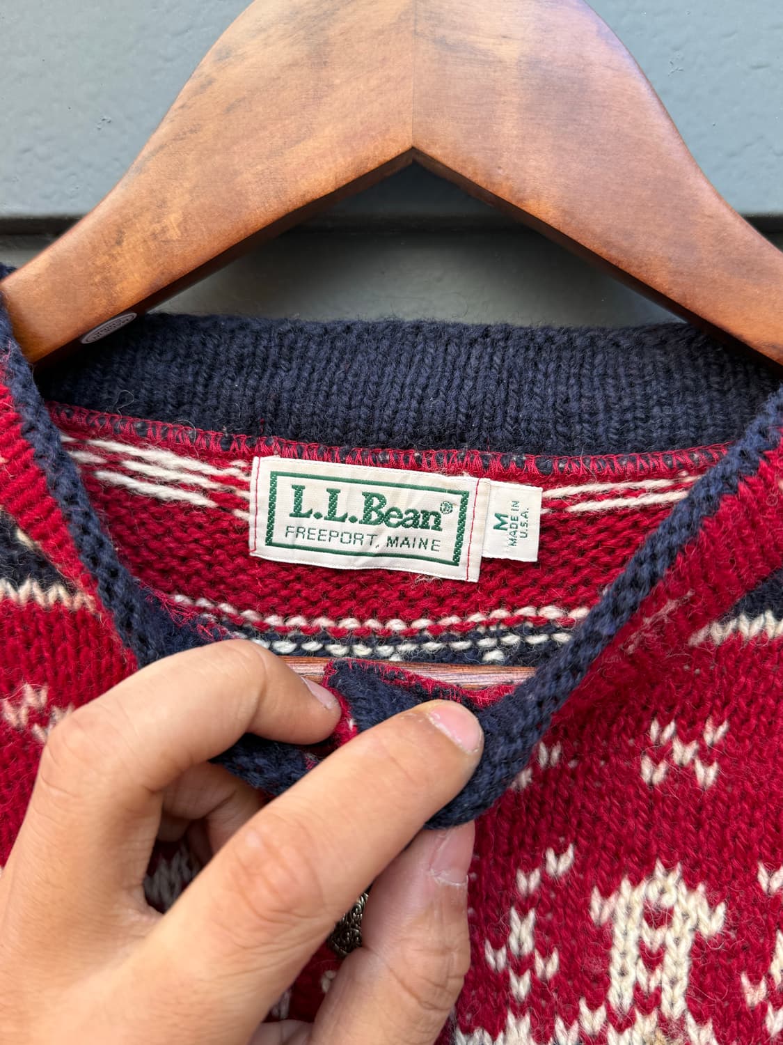 🇺🇸 90s LL BEAN Knit 상품이미지4