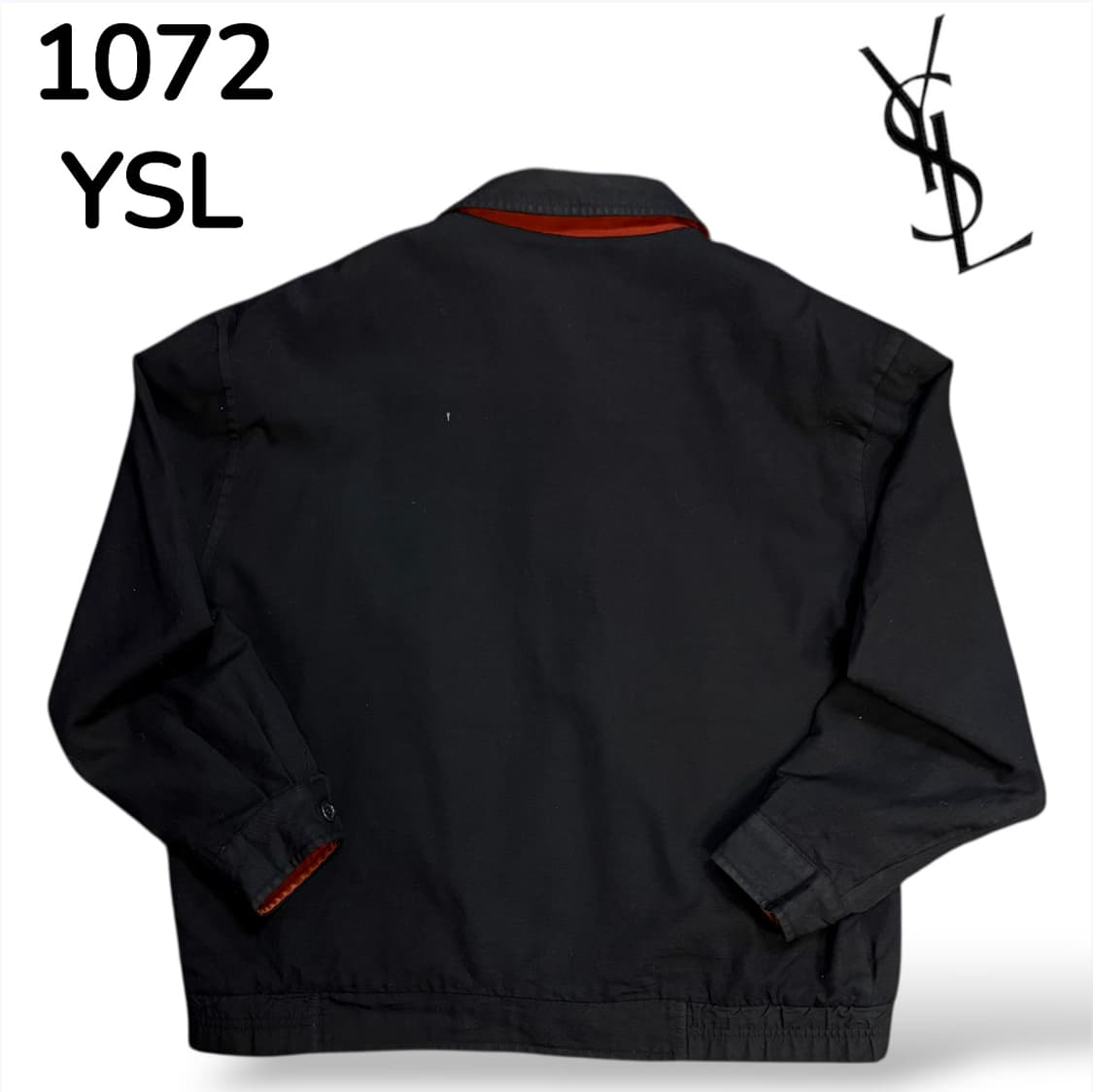 입생로랑 검정 버건디 블루종 L 상품이미지3