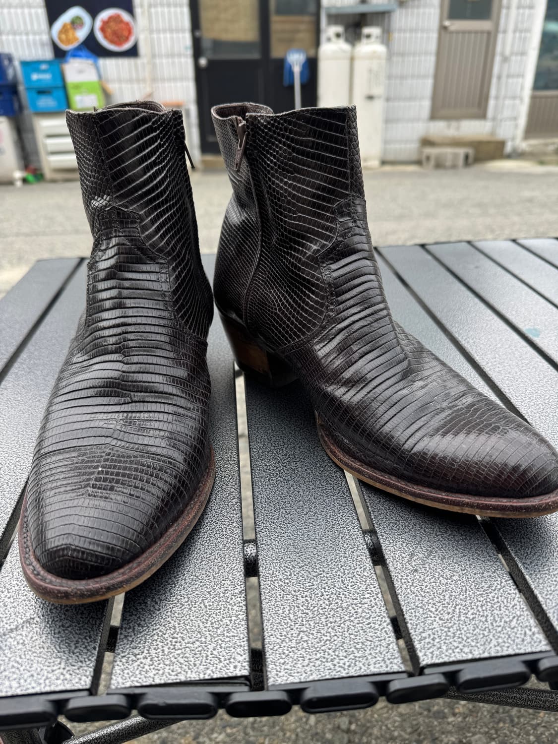 snake skin 부츠 260 상품이미지1