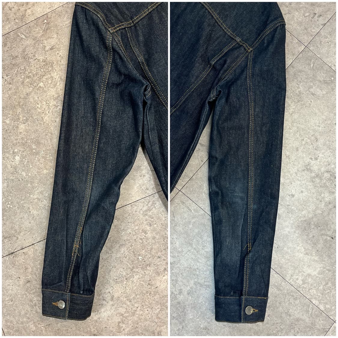 빈티지 데님 포켓 자켓 L #csz2664 상품이미지7