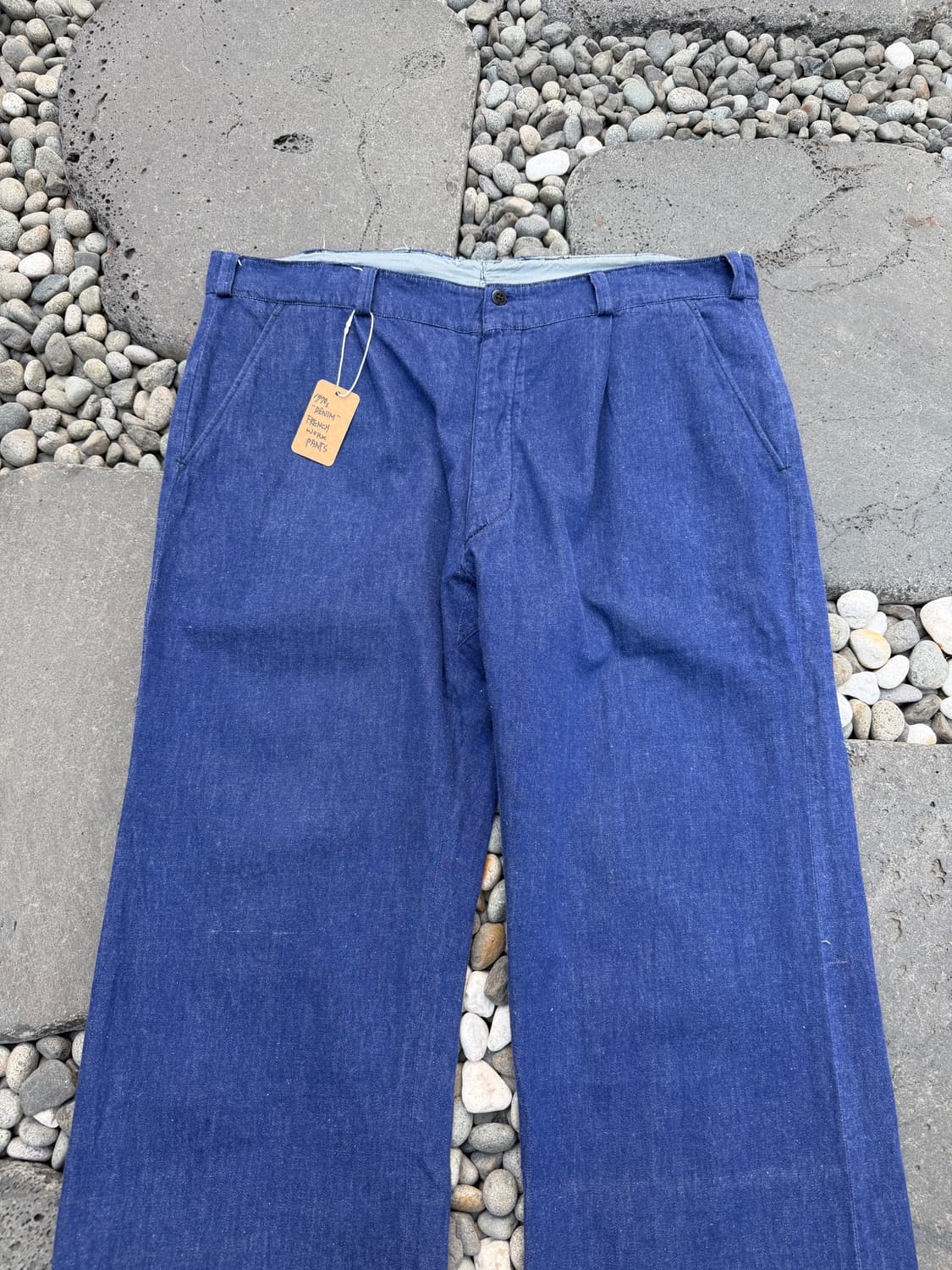 1970s FRENCH WORK DENIM WIDE 데님 프렌치워크팬츠 상품이미지3