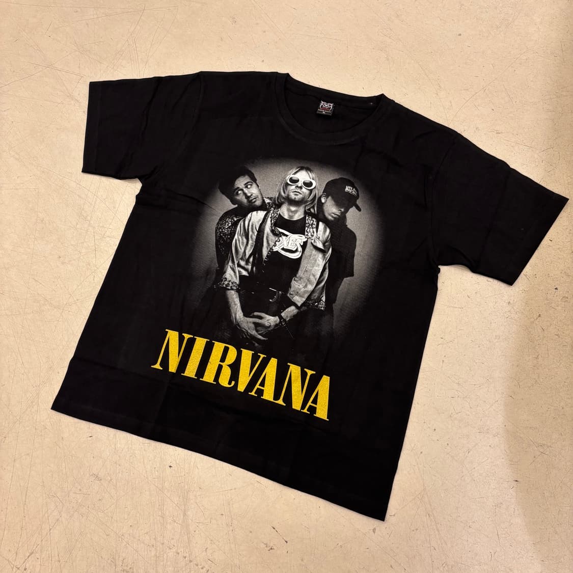 빈티지 너바나 팀 프린팅 반팔티 상품이미지1