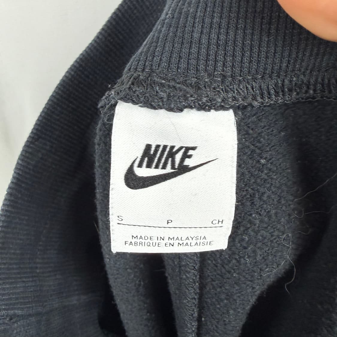 (S) 나이키 우먼스 스우시 미드라이즈 스웻 팬츠 블랙 상품이미지5