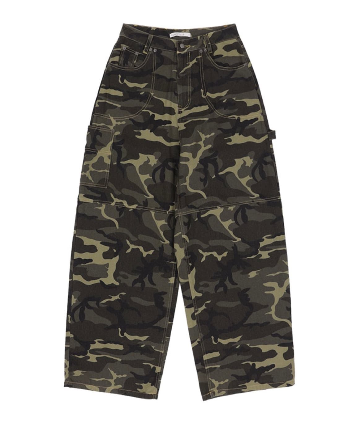 팬시클럽 카모 레터링 데님 팬츠 상품이미지3