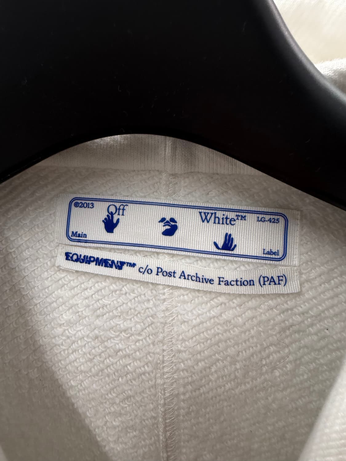 Off-White 남성 후드티 L 화이트 상품이미지4