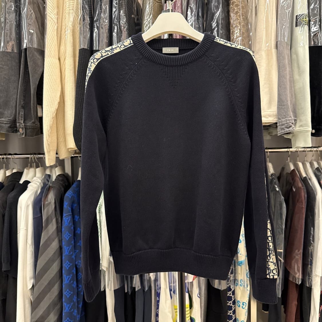 [리오브전포점] 디올 오블리크 인서트 니트  상품이미지1