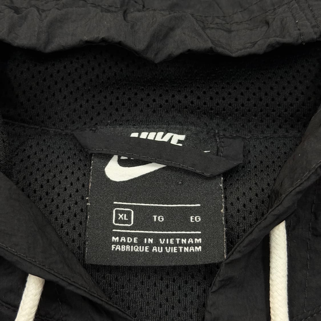 나이키 사이드라인 스우시 우븐 아노락 자켓 블랙 XL 105 상품이미지4