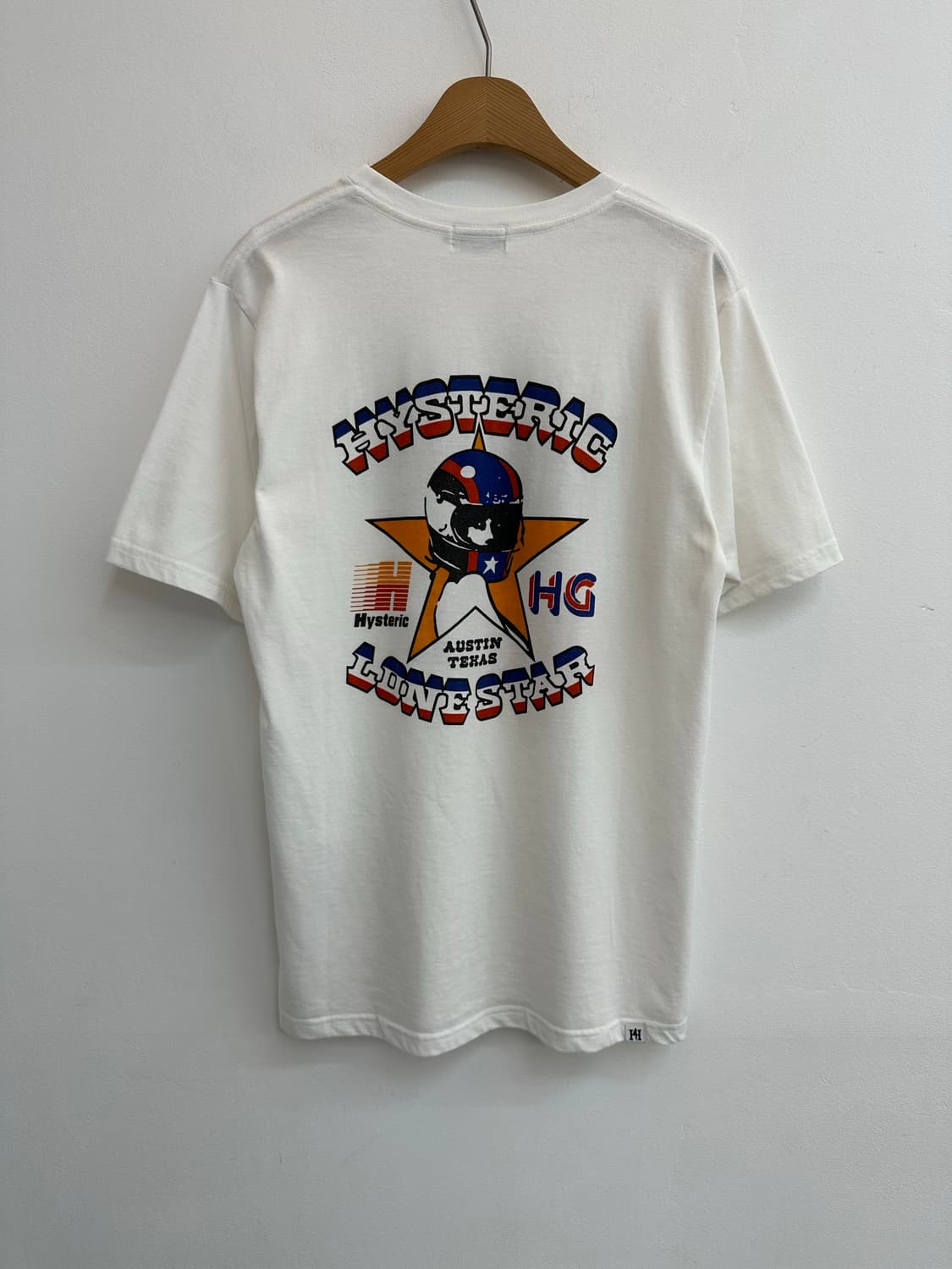 Hysteric Glamour 히스테릭 글래머 론스타 내셔널 프린팅 T 상품이미지8
