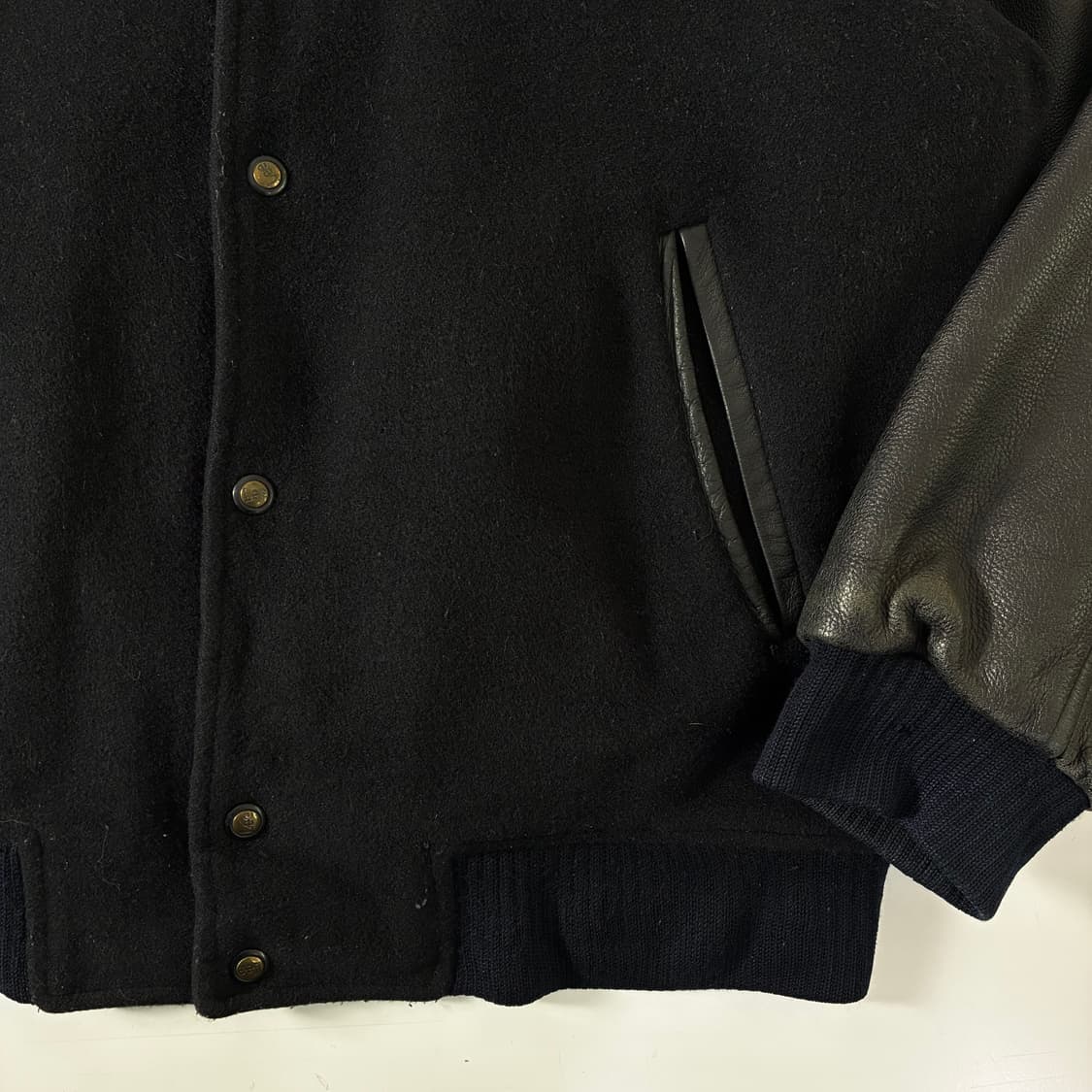 Lee  리 90,s 소가죽 바시티 자켓 상품이미지5