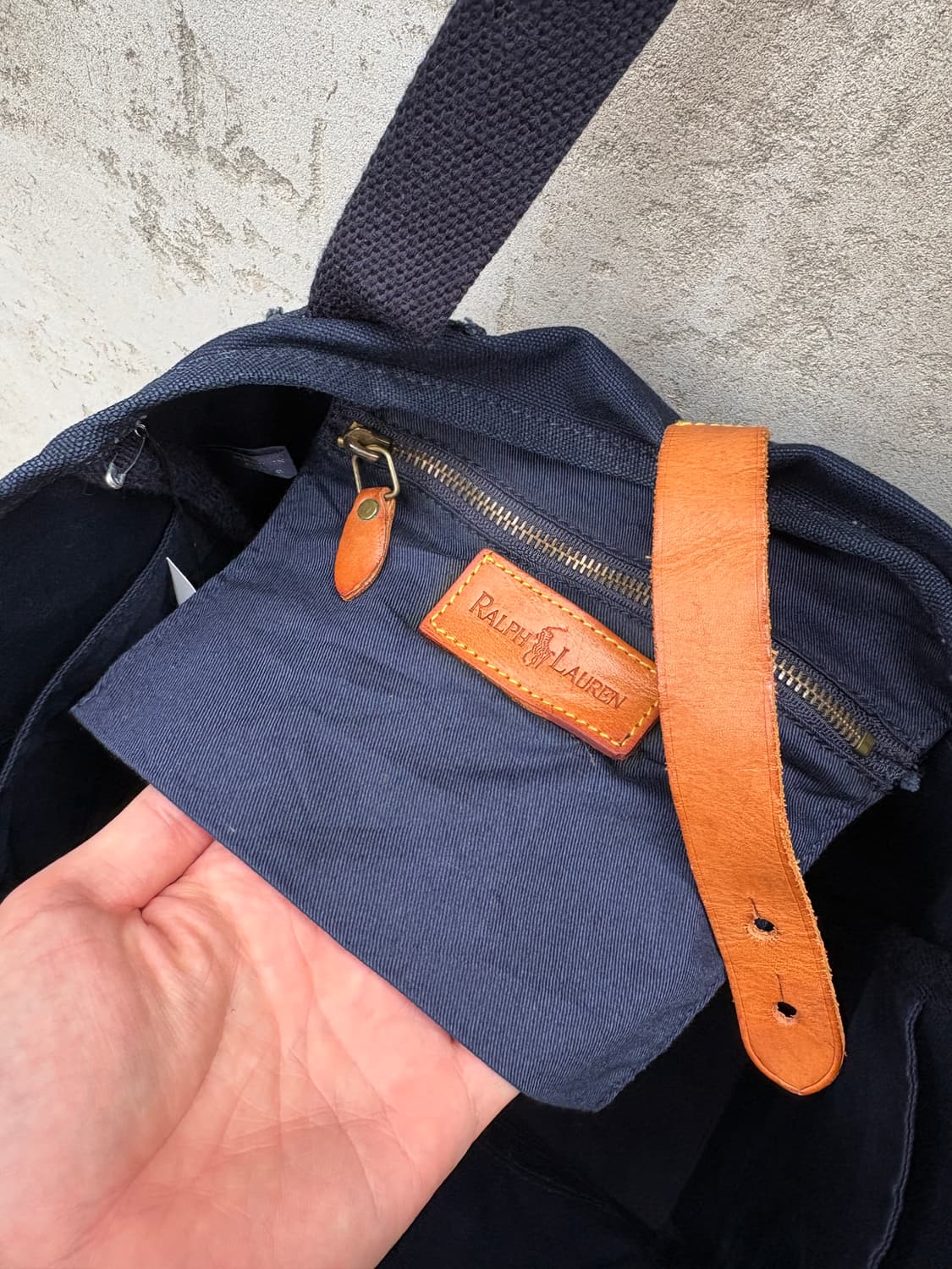 90‘s 폴로 랄프로렌 캔버스 토트백 상품이미지7