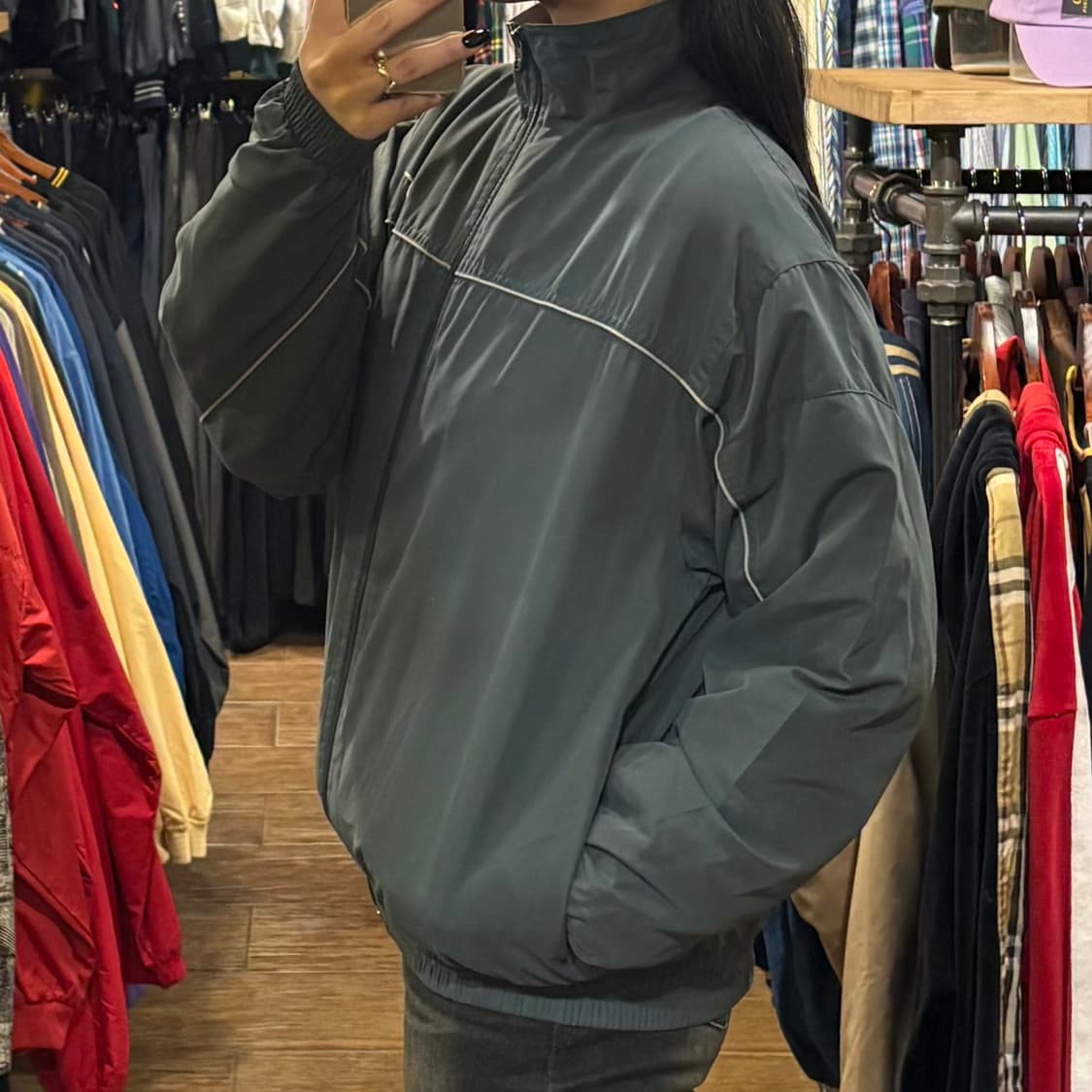 [HI] 나이키 바람막이 카키그레이 상품이미지3