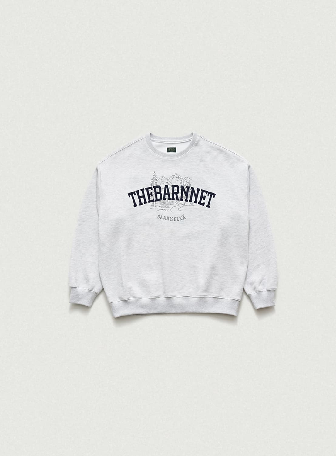 더바넷 Saariselka Logo Sweat Shirt Grey 상품이미지1