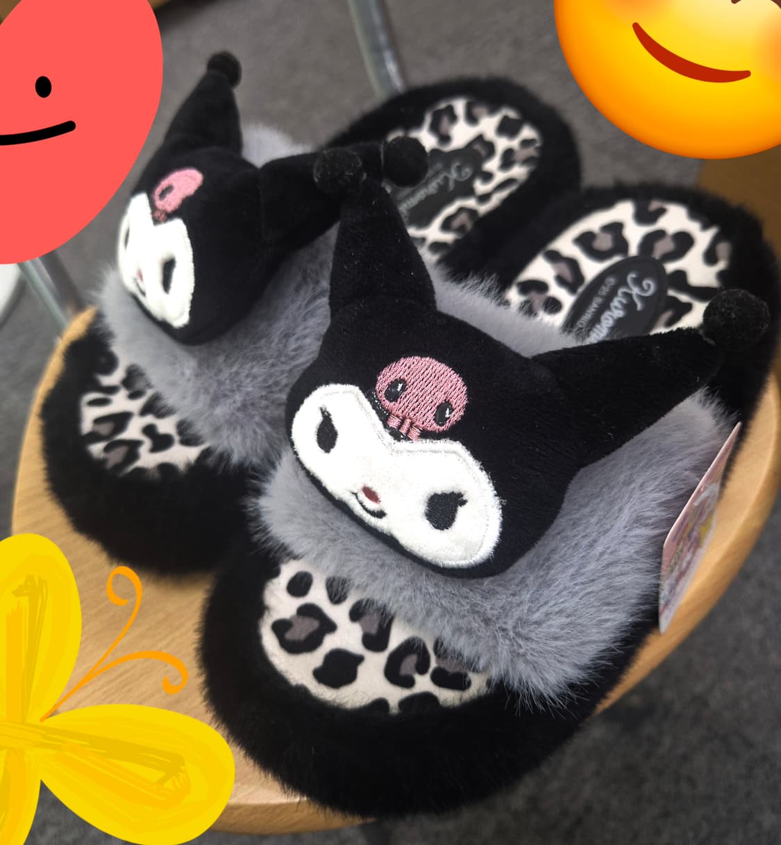 새상품)산리오쿠로미슬리퍼 상품이미지1