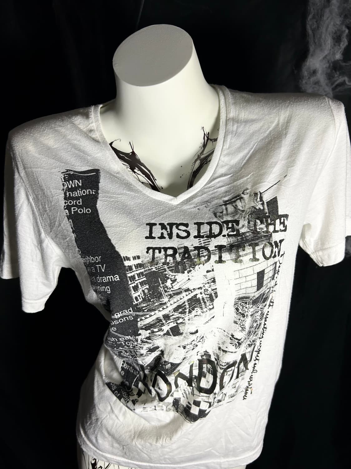 male&co y2k punk printing short sleeve 상품이미지1