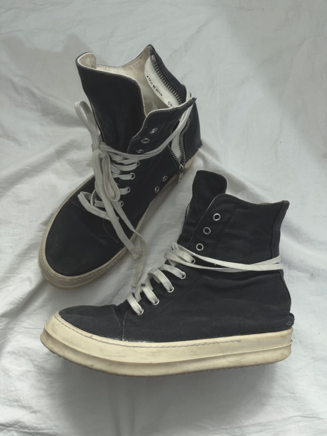 릭오웬스 다크쉐도우 초기 데님 캔버스 라몬즈 상품이미지1