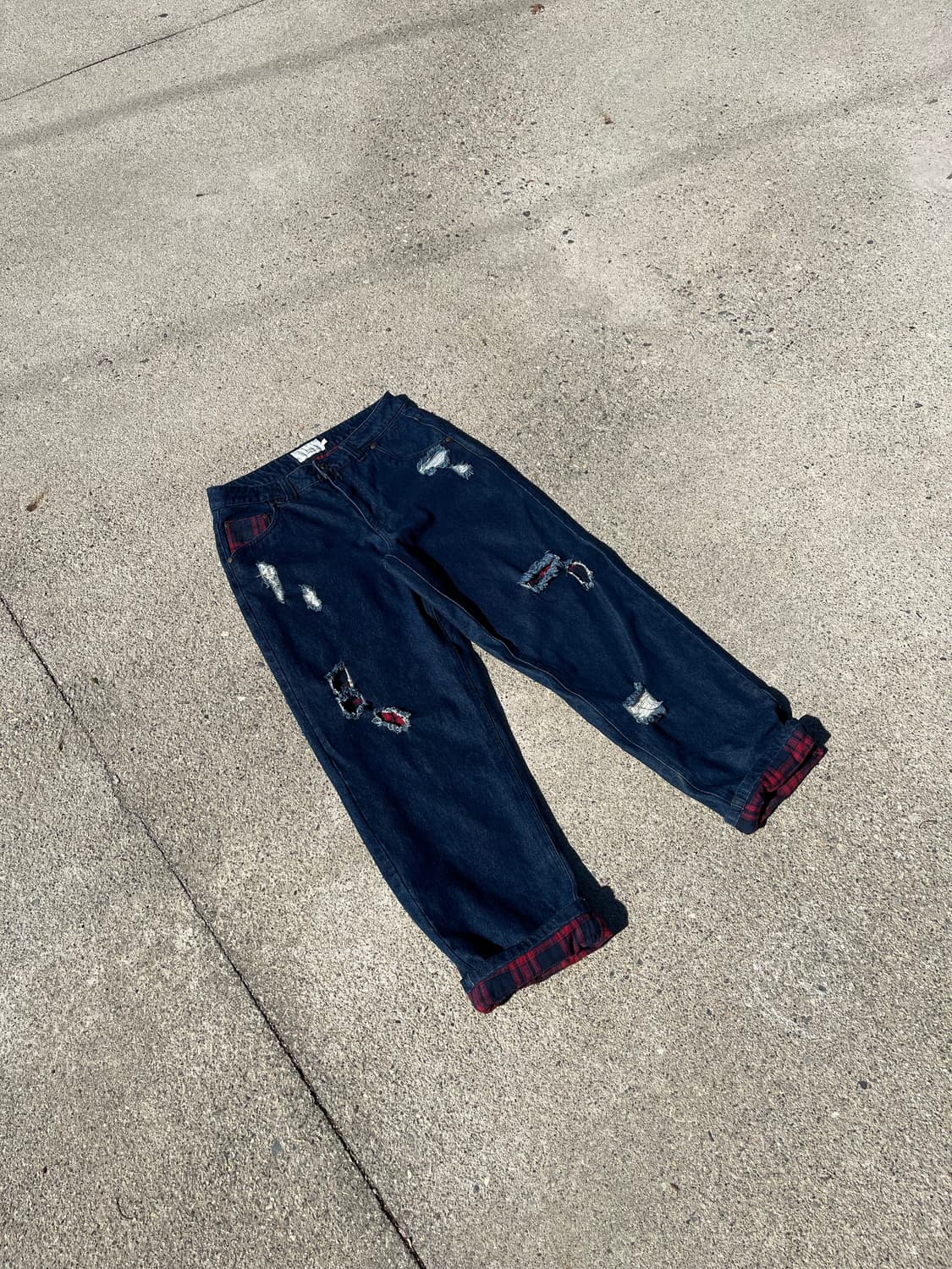 Dime distressed Baggy denim pant 상품이미지5