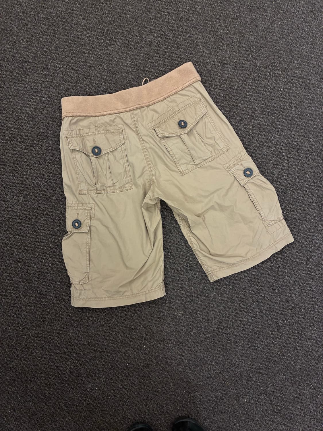 M)Japanese vintage 여성 단추 디테일 카고 쇼츠 상품이미지7