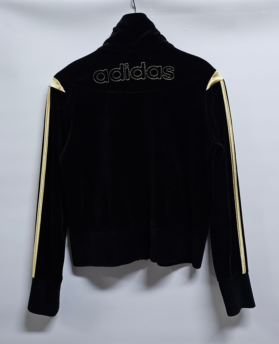 아디다스 벨벳 블랙/골드 삼선 트랙탑져지 95 상품이미지2