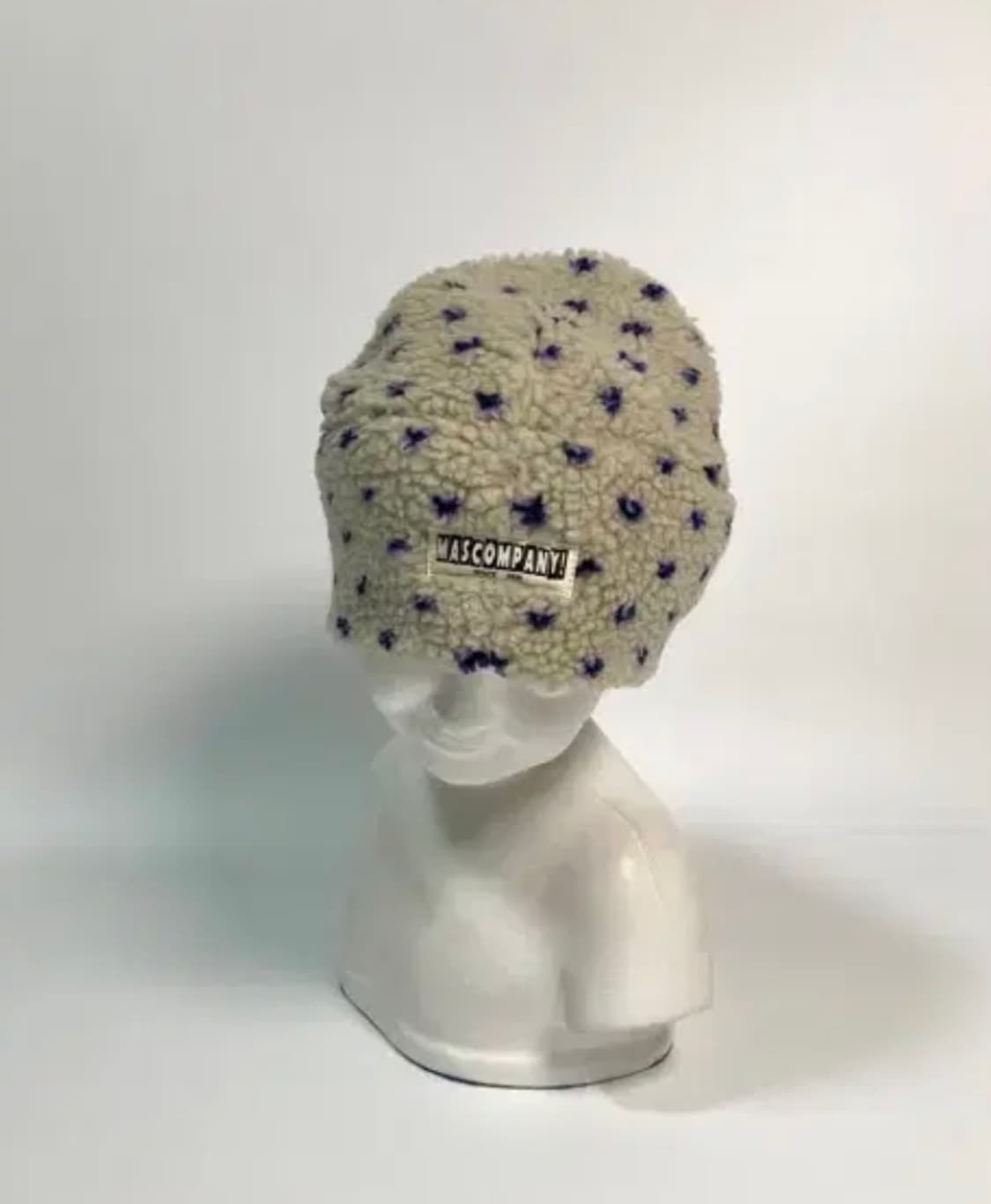 마스컴퍼니 도트 비니 아이보리 상품이미지1