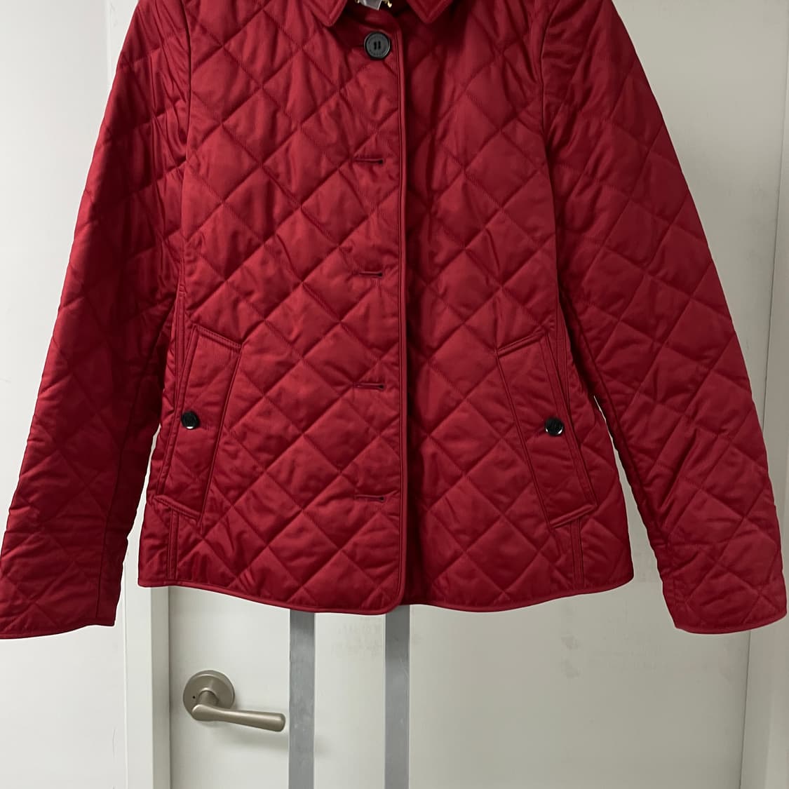 버버리 퀄팅 자켓 레드 M(W) 상품이미지3