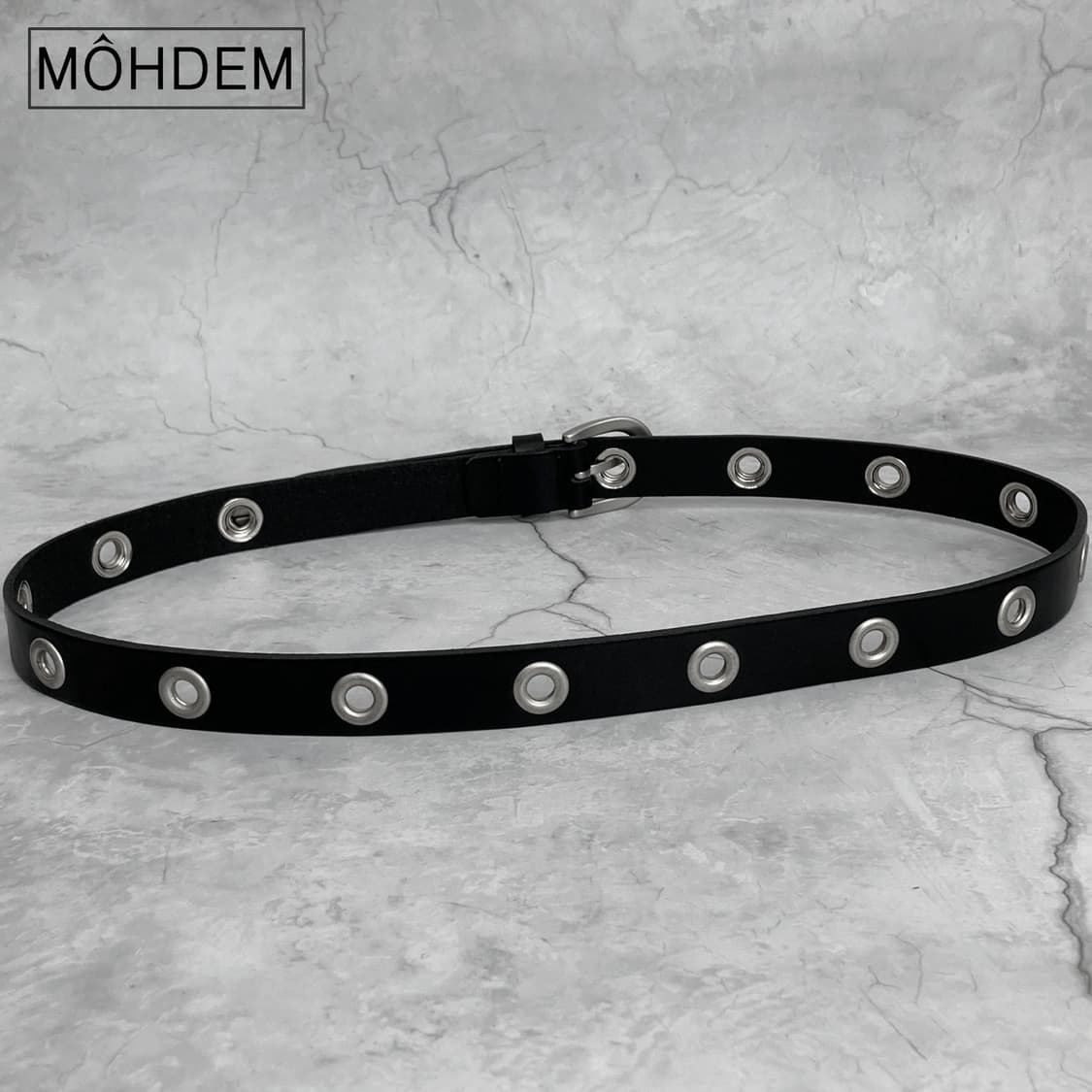 [Unisex] 아일렛 웨스턴 소가죽 벨트 상품이미지5