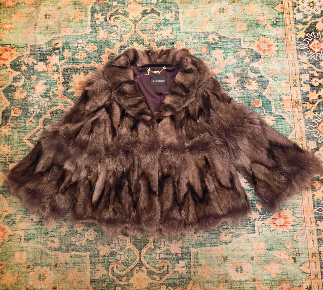Lernenade 러시아 세이블 담비 밍크 모피 자켓 상품이미지1