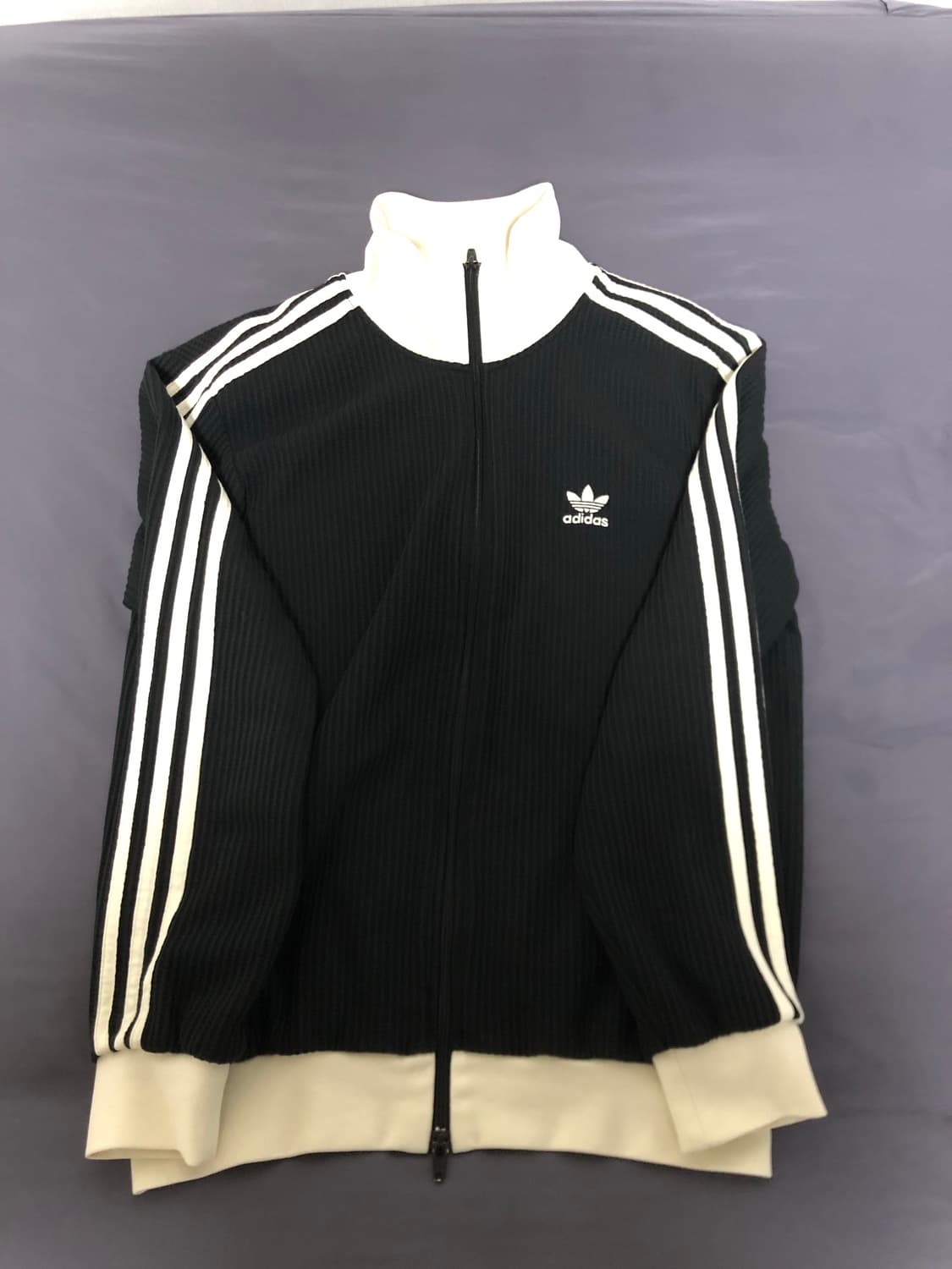 아디다스 와플 니트집업, Black, L size 상품이미지1