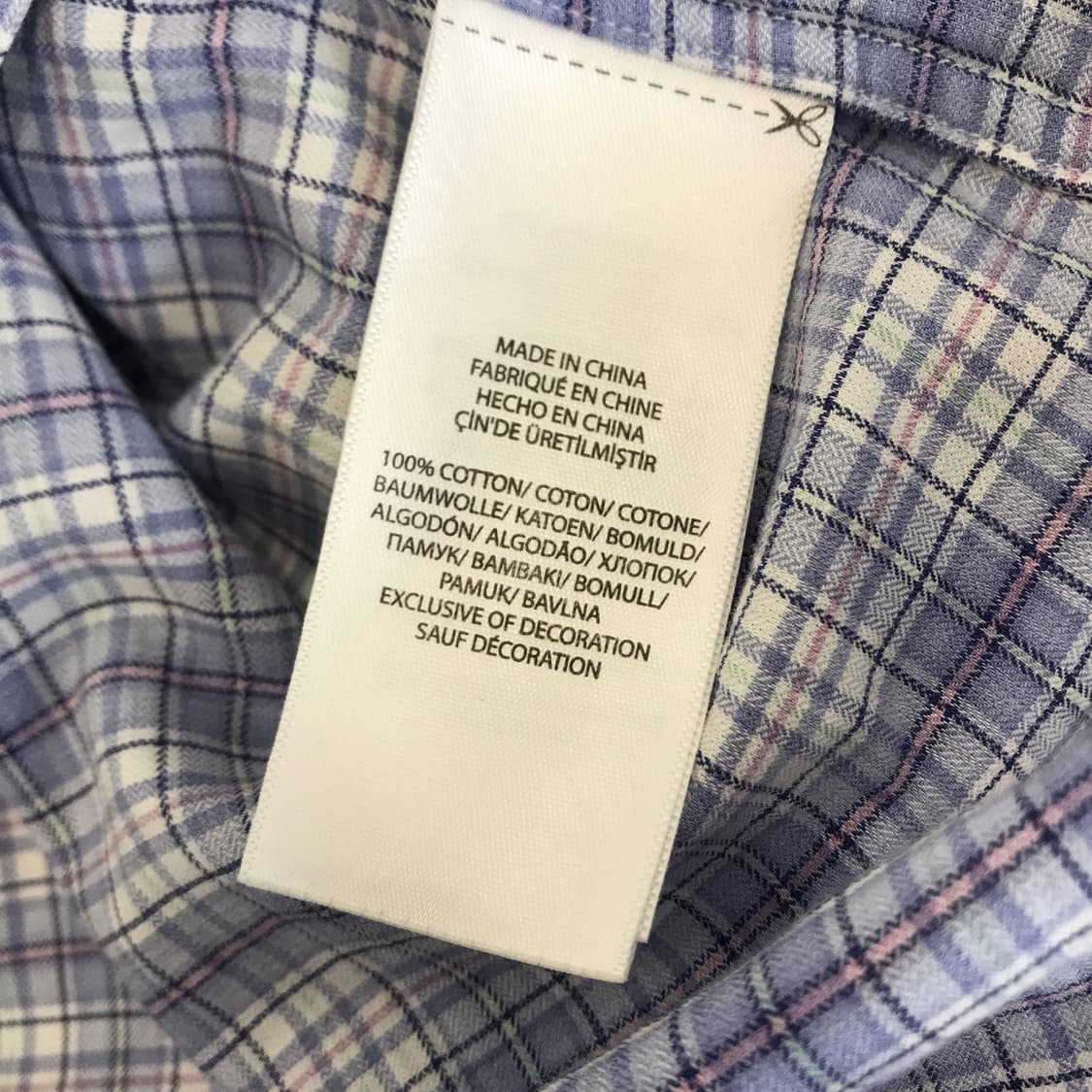 폴로 랄프로렌 체크셔츠 퍼플블루 [s/p] 상품이미지5