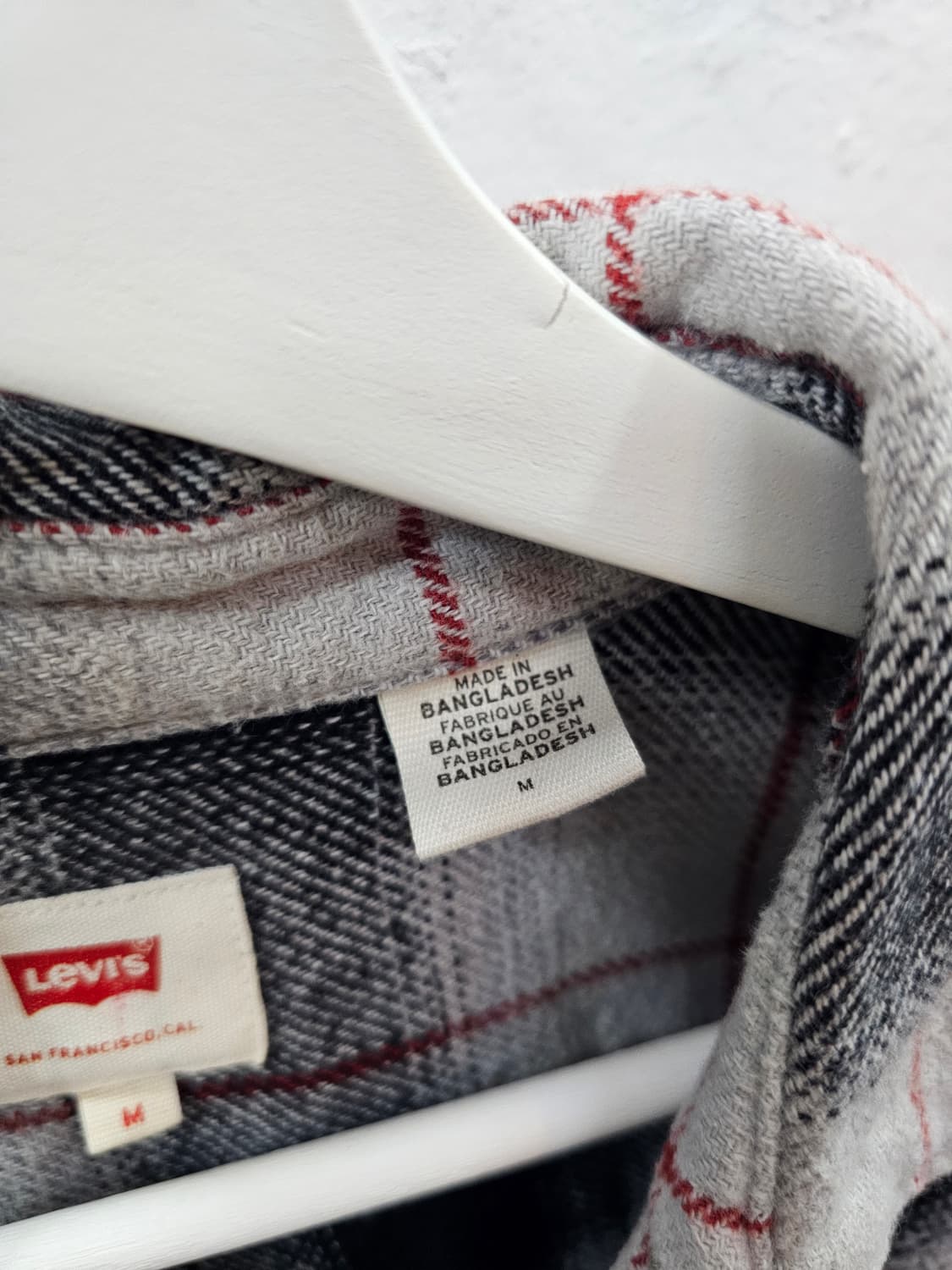 리바이스 플라넬 체크 셔츠 상품이미지4