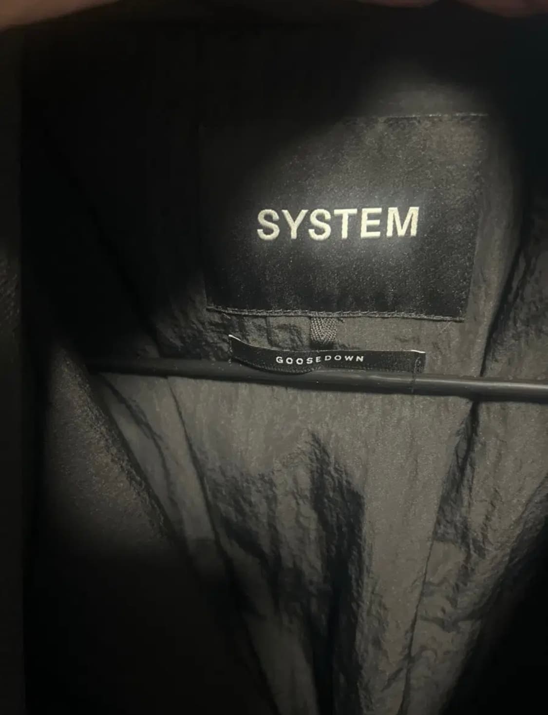 시스템 구스 다운 점퍼 상품이미지5