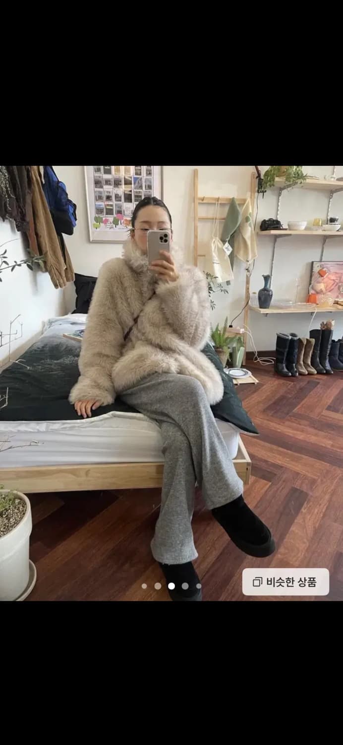 빈티지 믹스퍼자켓 베이지 상품이미지2