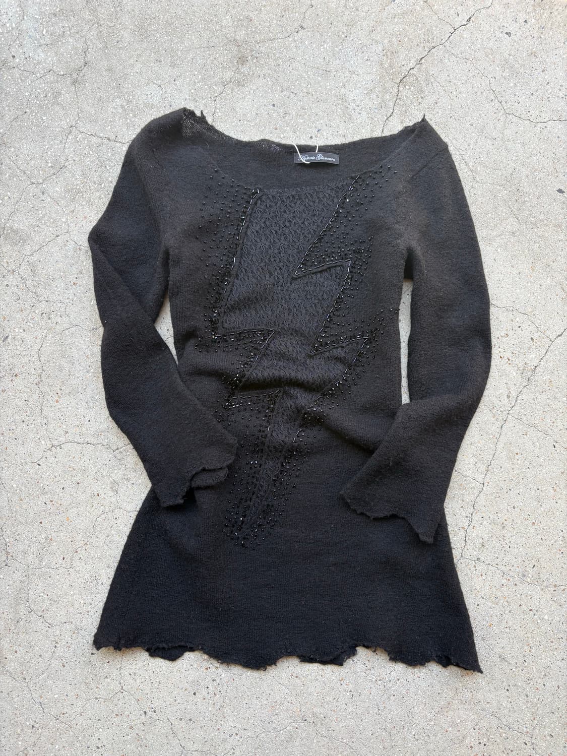 히스테릭글래머 썬더 데미지 니트 상품이미지5