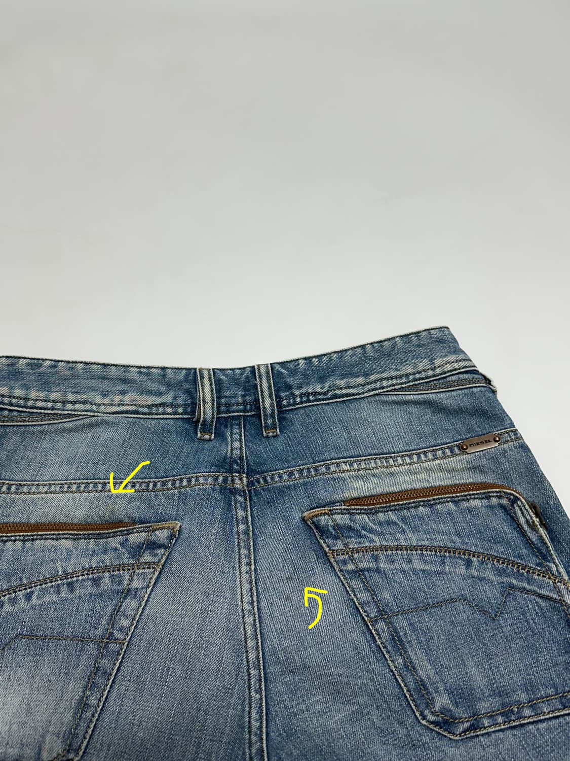 디젤 포이악 워싱 슬림 스트레이트 데님팬츠 청바지 상품이미지7