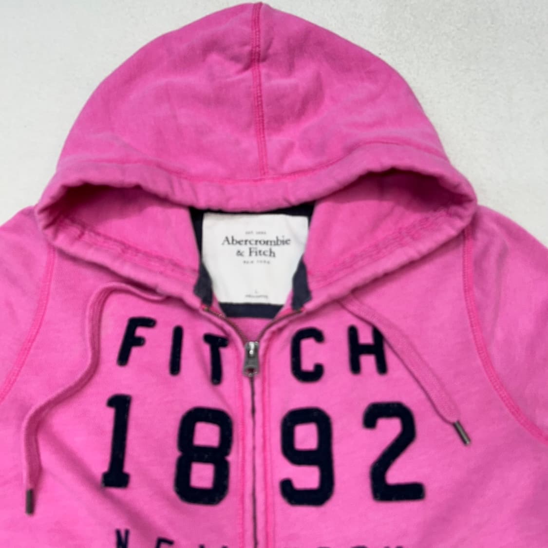 Abercrombie pink hood zip-up 상품이미지6