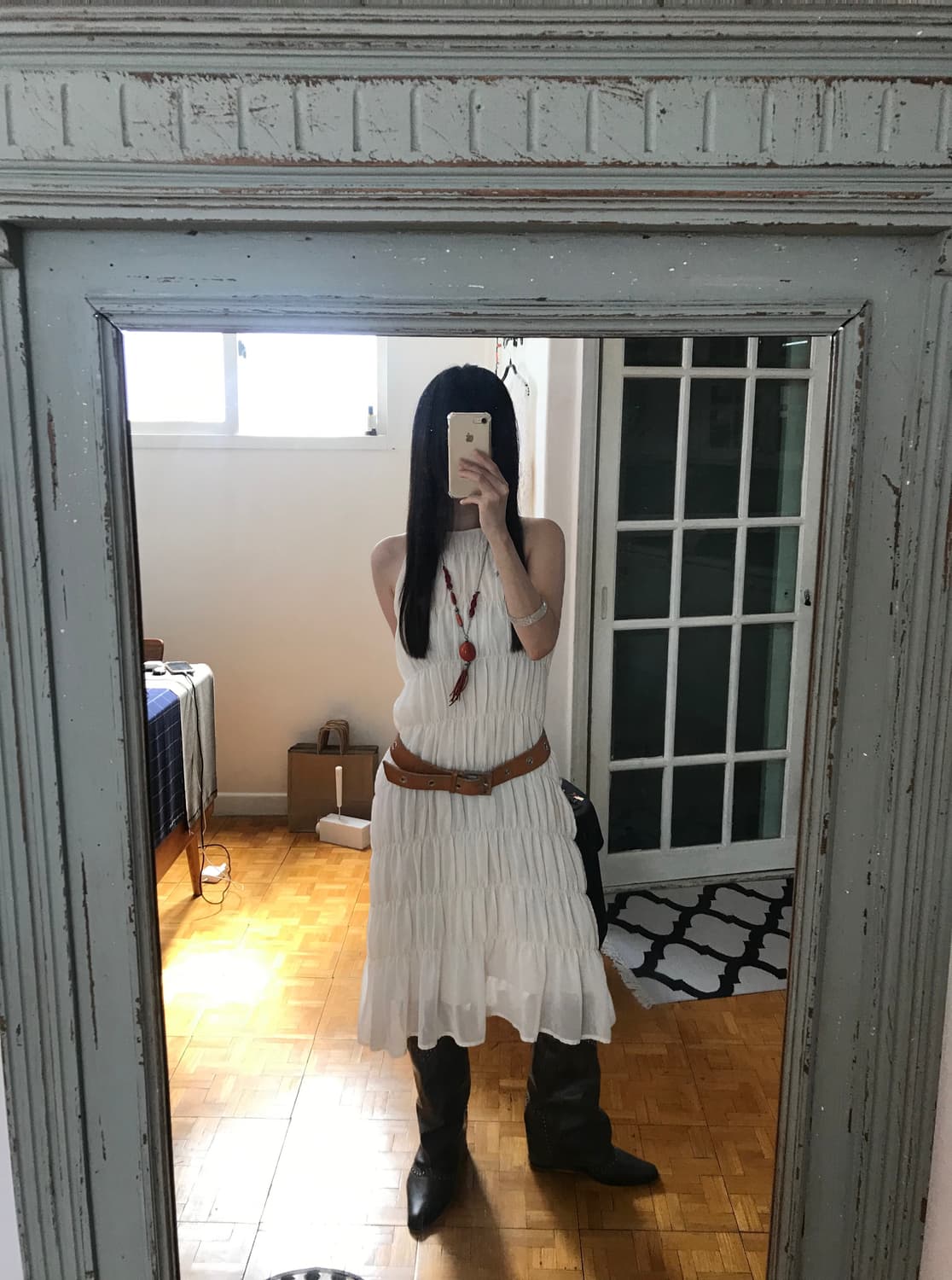 vintage pleats one-piece 상품이미지1